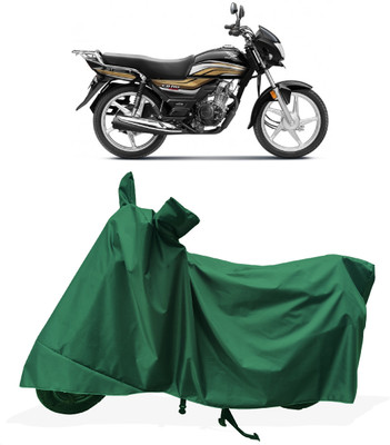 Tricway Two Wheeler Cover for Hero(CD 110 Dream, Green)