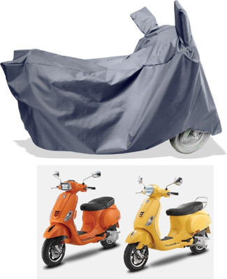 Amexride Two Wheeler Cover for Vespa(Piaggio Vespa, Grey)