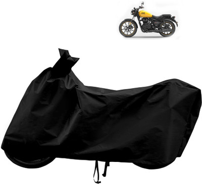 Horseyaart Waterproof Two Wheeler Cover for Royal Enfield(Hunter 350, Black)
