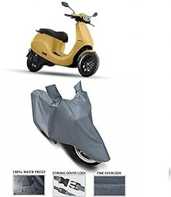 B R Enterprisez Waterproof Two Wheeler Cover for Ola(Scooty, Grey)