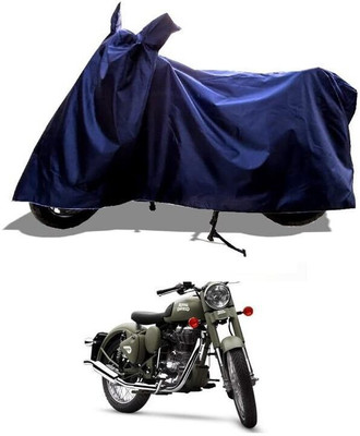 DeepShakshi AUTOMOTIVE Two Wheeler Cover for Royal Enfield(Battle, Blue)