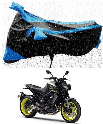 MMSSTAR Waterproof Two Wheeler Cover for Yamaha(MT 9, Blue, Black)