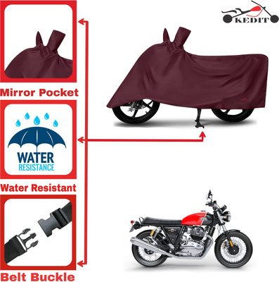 AASHTIK MART Two Wheeler Cover for Royal Enfield(Continental GT, Maroon)