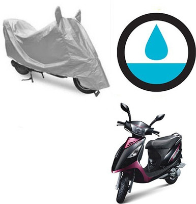 DeepShakshi AUTOMOTIVE Waterproof Two Wheeler Cover for TVS(Scooty Streak, Silver)