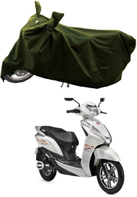 GROFATIK Two Wheeler Cover for Ampere(Magnus, Green)