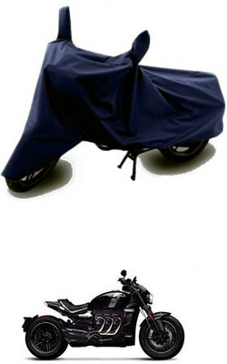 THE REAL ARV Waterproof Two Wheeler Cover for Triumph(Blue)