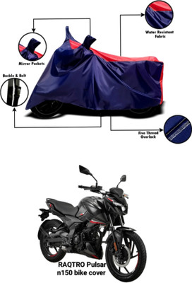 RAQTRO Waterproof Two Wheeler Cover for Bajaj(Pulsar, Red, Blue)
