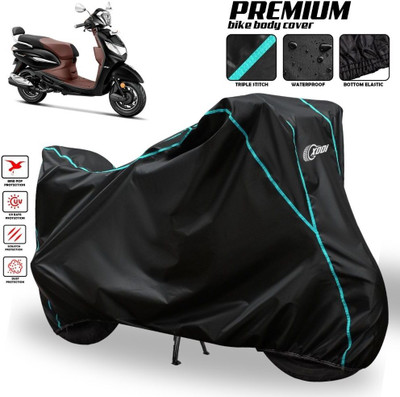 xodi Two Wheeler Cover for Hero(Pleasure+ 110, Black, Blue, Multicolor)
