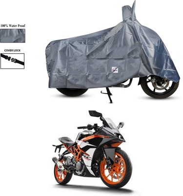 EGAL Waterproof Two Wheeler Cover for KTM(RC 390, Grey)