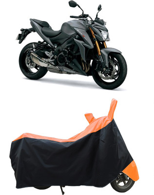 Coxtor Waterproof Two Wheeler Cover for Suzuki(GSX-S1000 ABS, Orange)