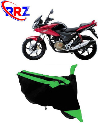 RRZ Waterproof Two Wheeler Cover for Honda(Stunner CBF, Black, Green)