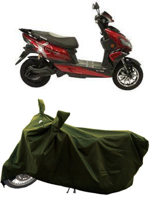 GROFATIK Two Wheeler Cover for Okinawa(i-Praise, Green)