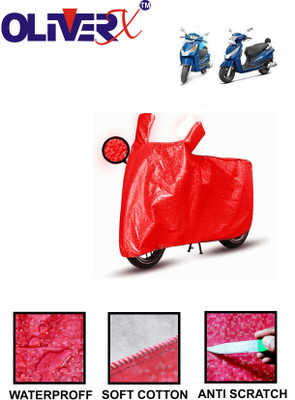 AUTOCAD Waterproof Two Wheeler Cover for Hero(MotoCorp Destini 125, Red)