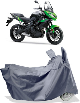 Amexride Two Wheeler Cover for Kawasaki(Versys 650 BS6, Grey)