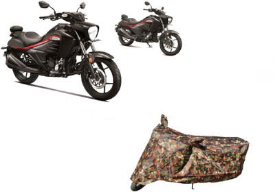Anlopeproducts Waterproof Two Wheeler Cover for Suzuki(intruder 150, Red)