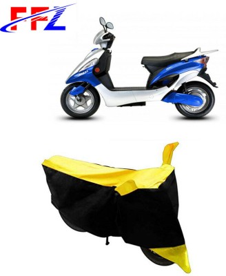 FFZ Waterproof Two Wheeler Cover for Hero(Electric Photon, Black, Yellow)