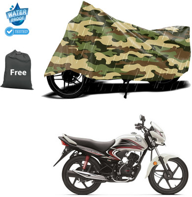 PAGORA Waterproof Two Wheeler Cover for Honda(Dream Yuga, Yellow)