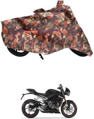 THE REAL ARV Waterproof Two Wheeler Cover for Triumph(Multicolor)