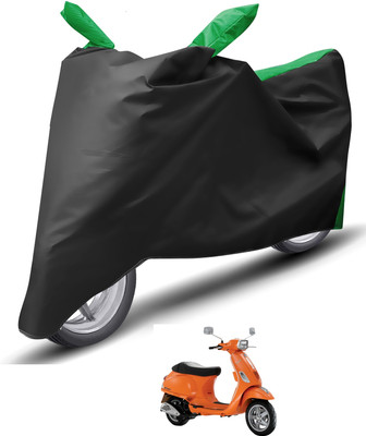 Caronix Waterproof Two Wheeler Cover for Vespa(Vespa SXL, Green)
