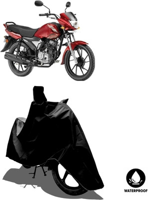 Amexride Waterproof Two Wheeler Cover for Yamaha(Saluto RX BS6, Black)