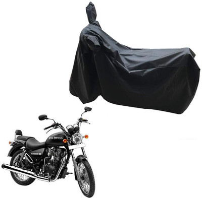 KEDIT Two Wheeler Cover for Royal Enfield(Thunderbird 350, Black)