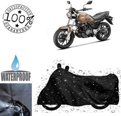 ROYAL AUTO MART Waterproof Two Wheeler Cover for Hero(Xpulse 200T, Black)