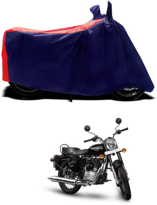 CODOKI Waterproof Two Wheeler Cover for Royal Enfield(Bullet 350 New BS6, Red)