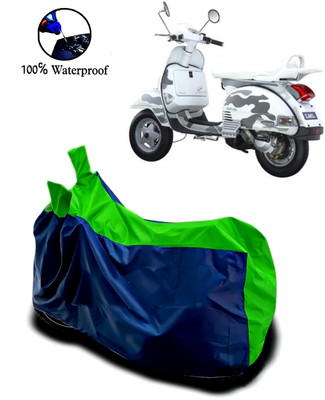 Autofly Waterproof Two Wheeler Cover for LML(Star Euro 150, Blue, Green)