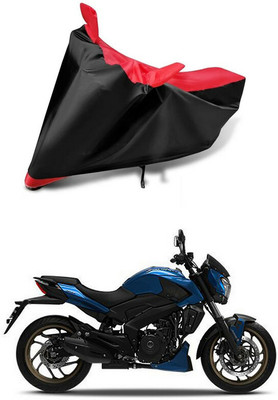 AutoGalaxy Waterproof Two Wheeler Cover for Bajaj(Dominar 400, Red, Black)