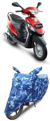 gurukul mart Waterproof Two Wheeler Cover for Mahindra(Mojo UT 300, Black)