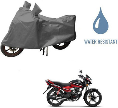 DeepShakshi AUTOMOTIVE Waterproof Two Wheeler Cover for Honda(CB Shine, Grey)