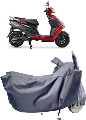 Amexride Two Wheeler Cover for Ampere(Zeal, Grey)