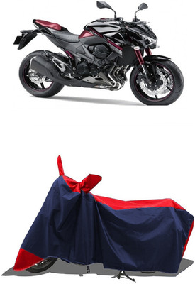 SUGASHRI Waterproof Two Wheeler Cover for Kawasaki(Z800, Red, Blue)