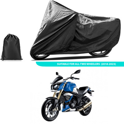 CODOKI Two Wheeler Cover for Mahindra(MOJO XT 300, Black)