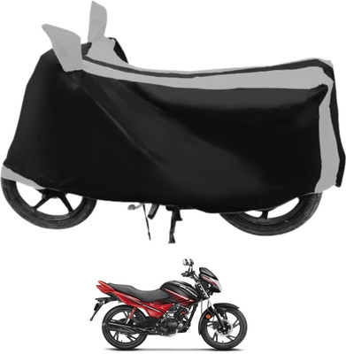 Euro Care Waterproof Two Wheeler Cover for Hero(Glamour, Silver)
