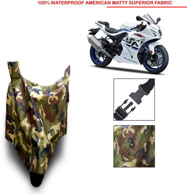 THE REAL ARV Waterproof Two Wheeler Cover for Suzuki(Multicolor)