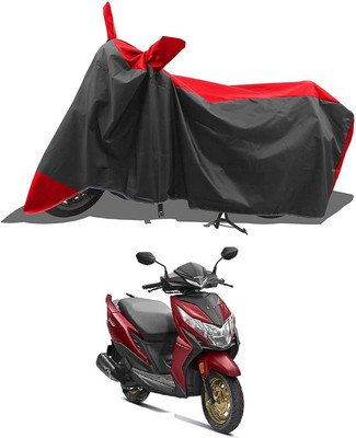 KEDIT Two Wheeler Cover for Honda(Dio, Red)