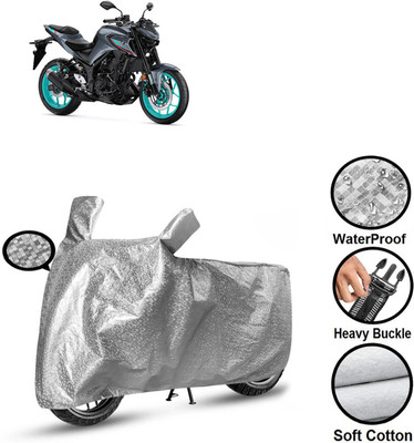 CODOKI Waterproof Two Wheeler Cover for Yamaha(MT-03, Silver)