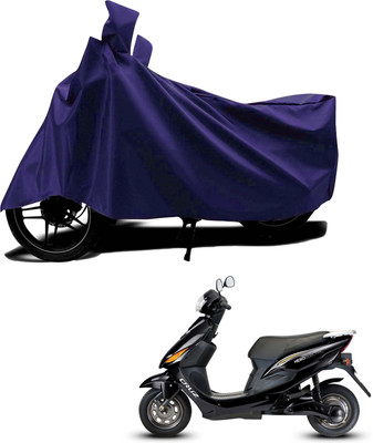 KEDIT Waterproof Two Wheeler Cover for Hero(Electric Cruz, Blue)