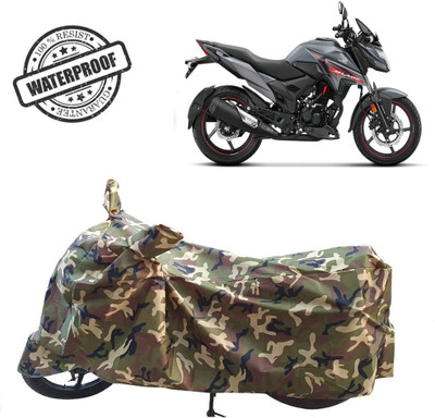 ROYAL AUTO MART Waterproof Two Wheeler Cover for Honda(X-Blade, Green, Multicolor)