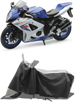 GROFATIK Two Wheeler Cover for Suzuki(GSX R1000, Grey)
