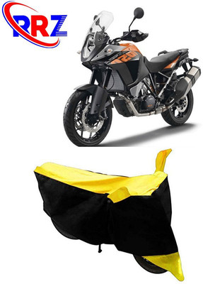 RRZ Waterproof Two Wheeler Cover for KTM(1050 Adventure, Black, Yellow)