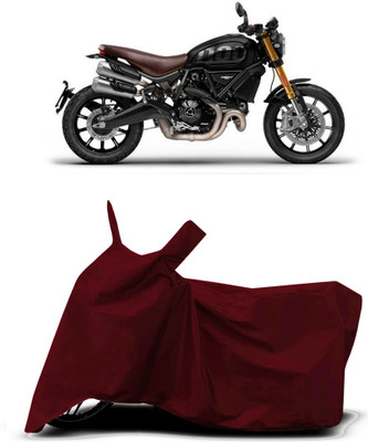 VESMEI Two Wheeler Cover for Ducati(Scrambler 1100, Red)