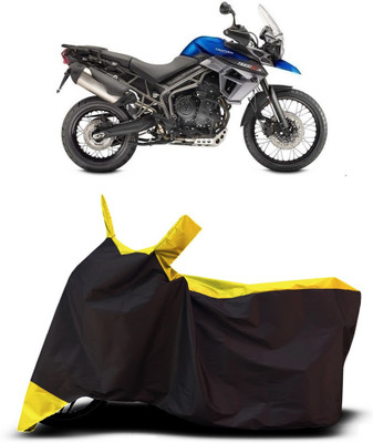 VESMEI Two Wheeler Cover for Triumph(Tiger 800 XCA, Yellow)