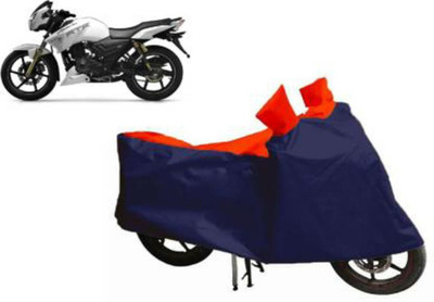 HMS Two Wheeler Cover for TVS(Apache RTR 180, Red, Blue)
