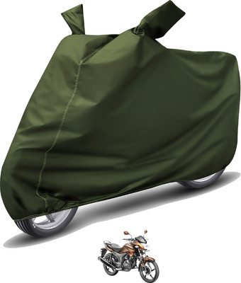 Auto Hub Waterproof Two Wheeler Cover for Hero(Hunk, Green)