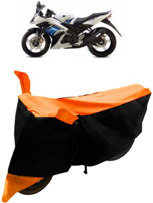 NEXTON Waterproof Two Wheeler Cover for Yamaha(YZF R15 S, Orange, Black)