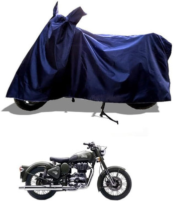 KEDIT Two Wheeler Cover for Royal Enfield(Beat, Blue)