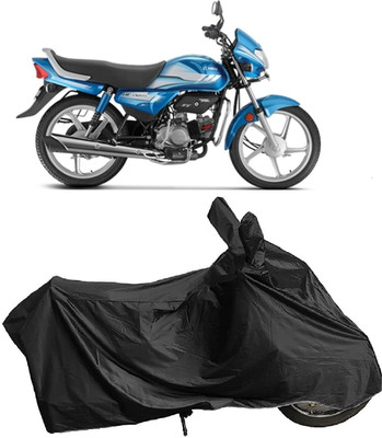 MMSSTAR Waterproof Two Wheeler Cover for Hero(HF Deluxe, Black)