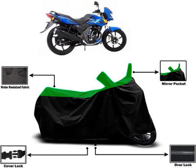 Amexride Two Wheeler Cover for TVS(Flame SR125, Green)